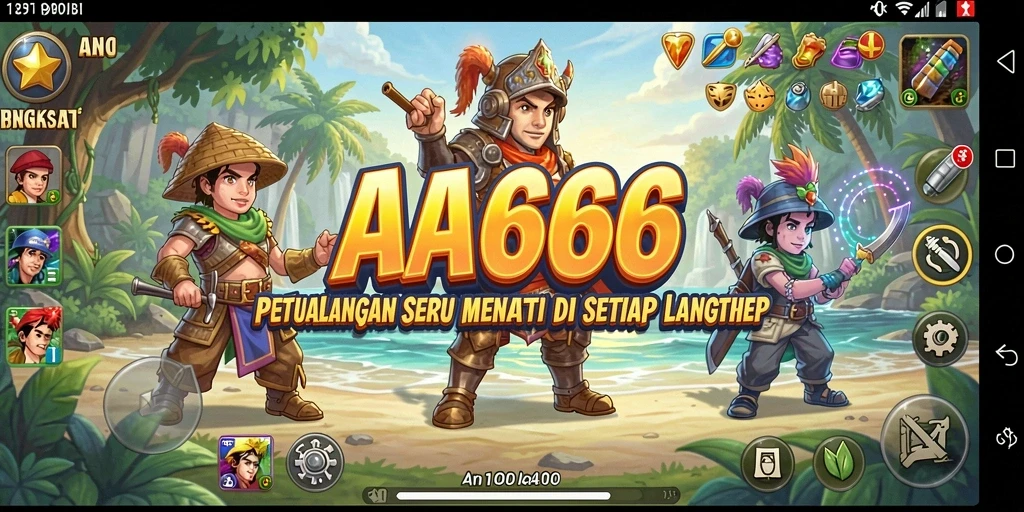 Gameplay seru dan mendebarkan dalam petualangan AA666.