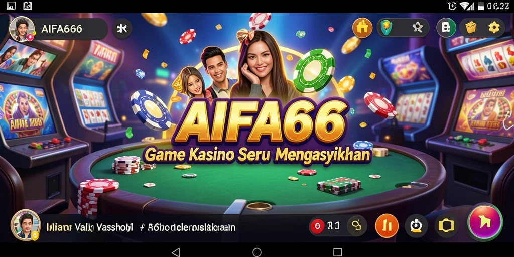 Tampilan gameplay seru di AIFA66, penuh aksi dan keseruan.