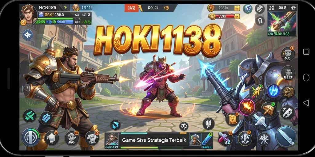 Tampilan gameplay HOKI138 yang menonjolkan strategi dan taktik pertarungan.
