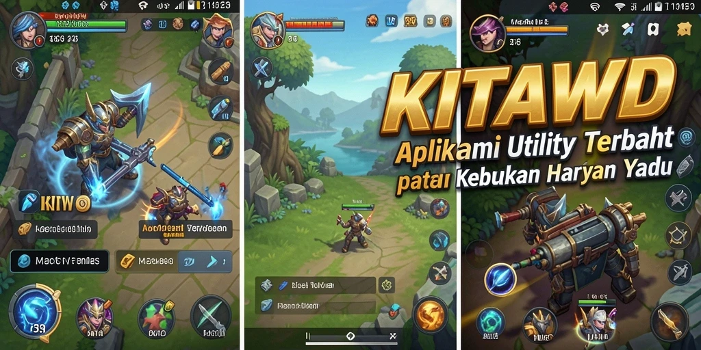 Tampilan antarmuka KITAWD yang bersih dan mudah digunakan.