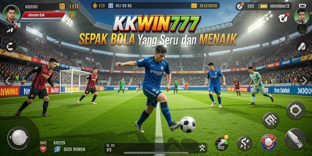 Gameplay seru dalam KKWIN777, tunjukkan skill sepak bolamu!