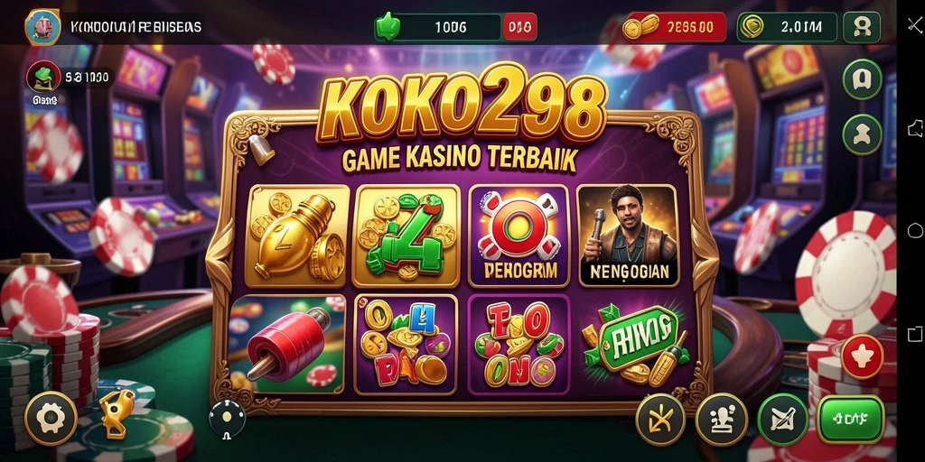 Screenshot gameplay KOKO288 menampilkan pengalaman Kasino yang mendebarkan.