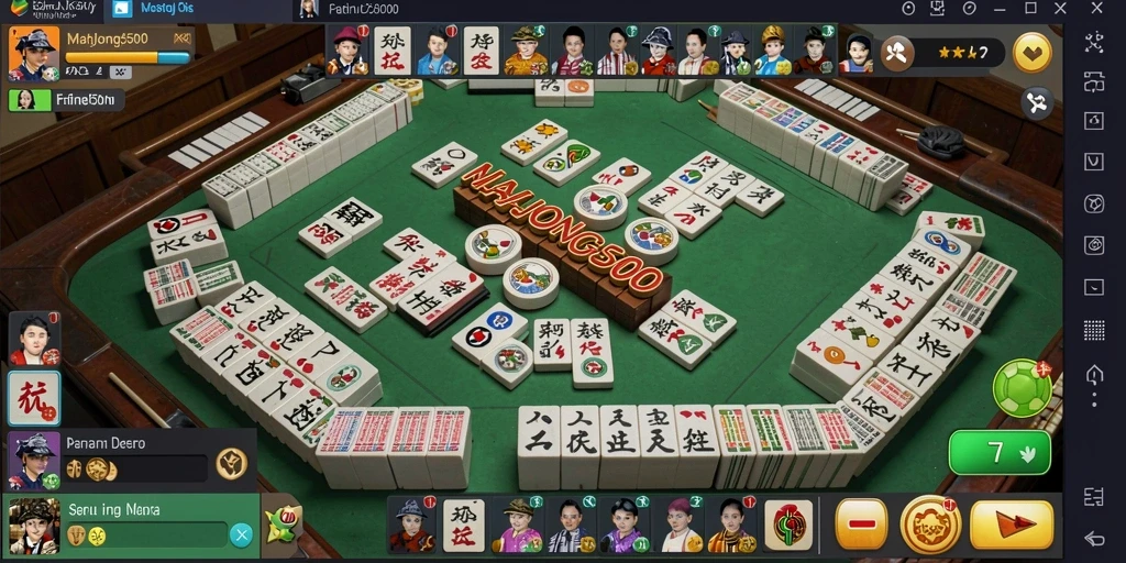 Screenshot gameplay menampilkan keseruan dalam permainan Domino.