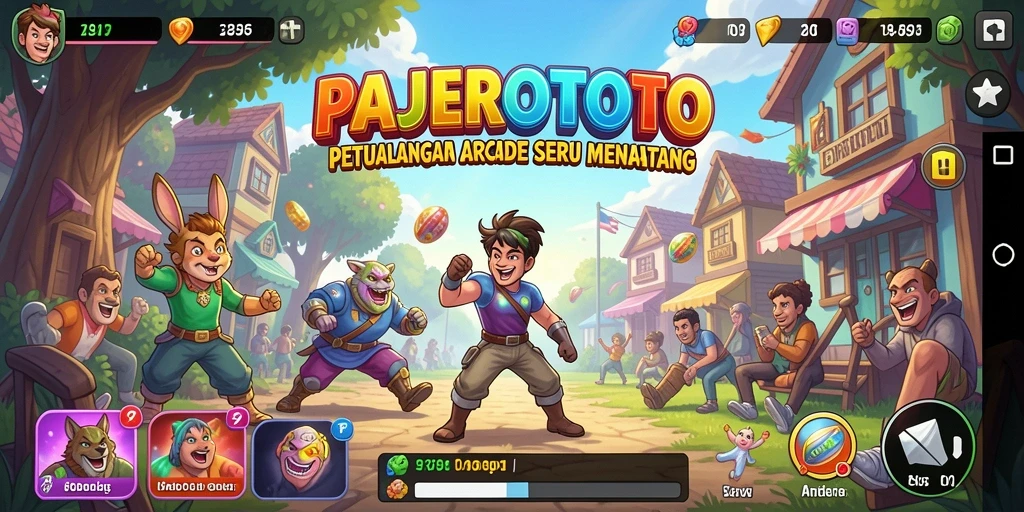 Tampilan seru gameplay PAJEROTOTO dengan rintangan yang menarik.