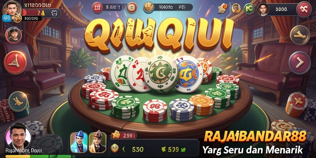 Screenshot gameplay QiuQiu dengan tampilan menarik.