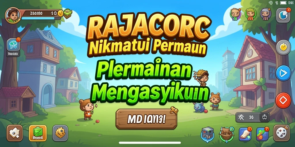 Tampilan gameplay RAJACORC yang menarik dalam mode Idle.