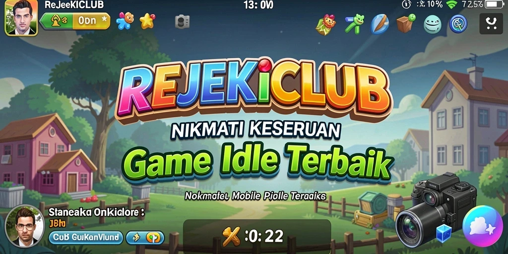 Tangkapan layar gameplay REJEKICLUB yang menampilkan aktivitas klub kami.