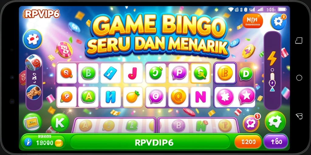 Screenshot RPVIP6 menampilkan sesi permainan Bingo yang seru dan interaktif.