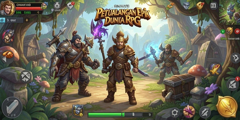 Screenshot gameplay SINAR123 yang menunjukkan aksi pertempuran epik.