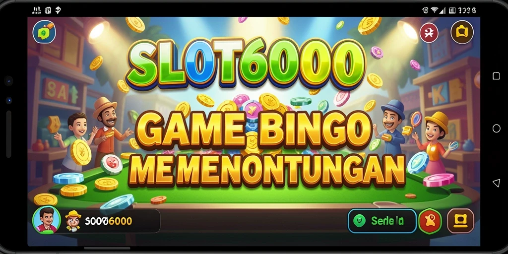 Tampilan gameplay SLOT6000 yang seru dan menantang.
