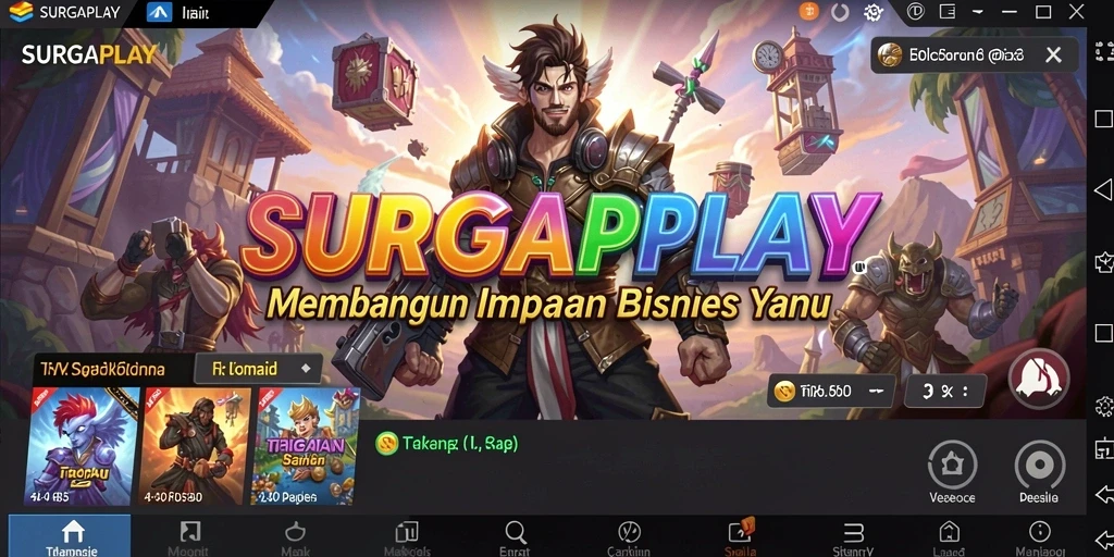 Tampilan gameplay SURGAPLAY yang menarik dan penuh strategi.