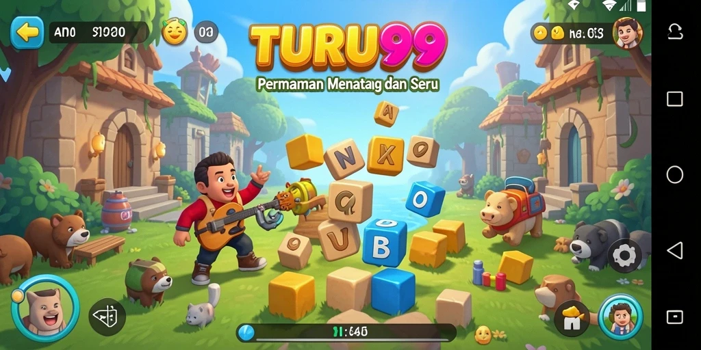 Tampilan gameplay TURU99 yang menyenangkan dan menantang.