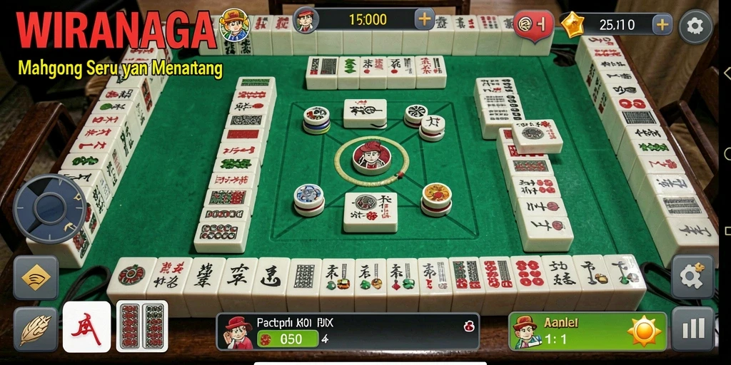 Tampilan gameplay seru dalam WIRANAGA yang menantang.