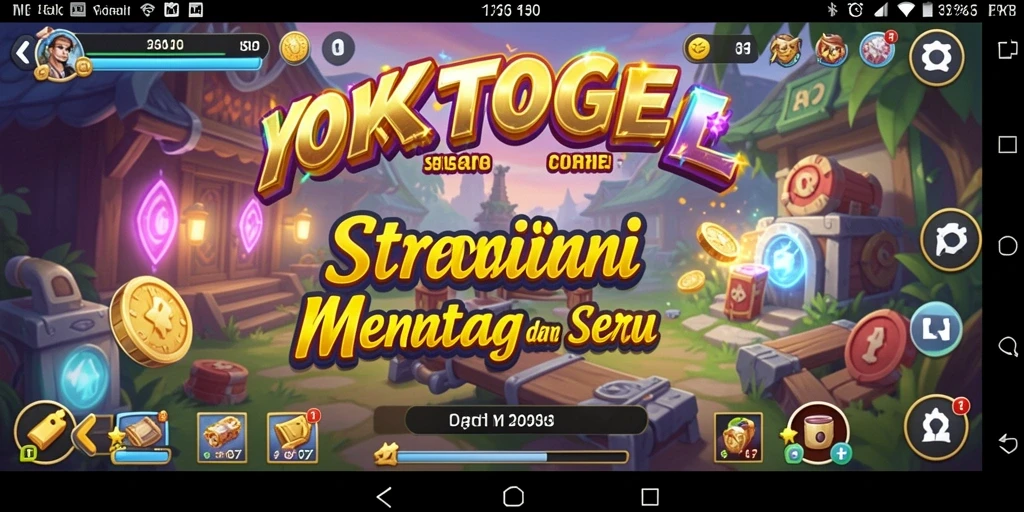 Tampilan gameplay YOKTOGEL dengan aksi strategi yang mendebarkan.