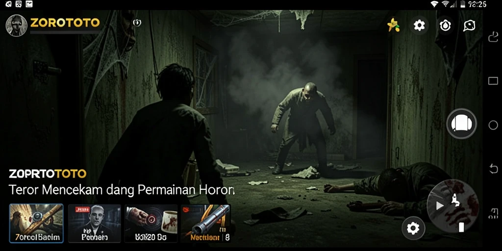 Gameplay ZOROTOTO yang menegangkan dan mencekam.